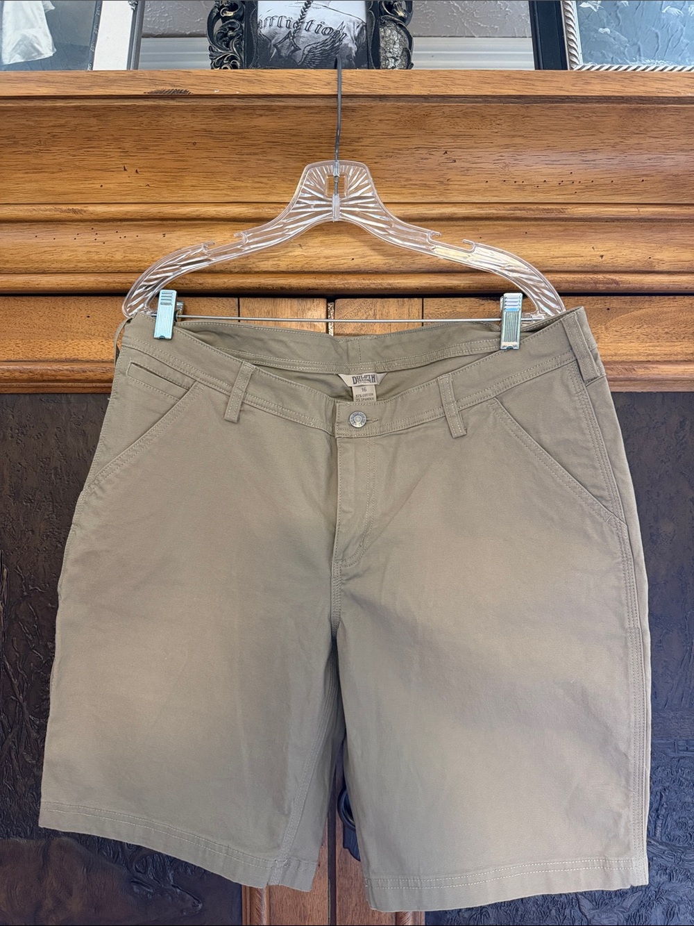 Duluth Women’s Classic Khaki Cotton Shorts